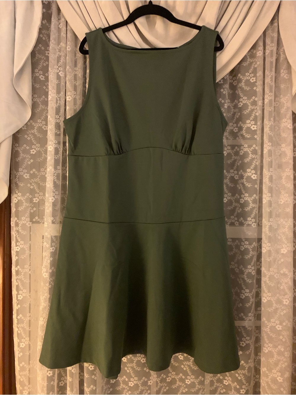 GAP Factory Olive Green Sleeveless Midi Dress